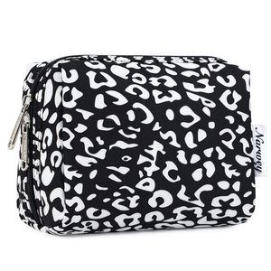 Small Cheetah Makeup Bag For Purse Mini Cosmetic Bag Travel Makeup Pouch💗